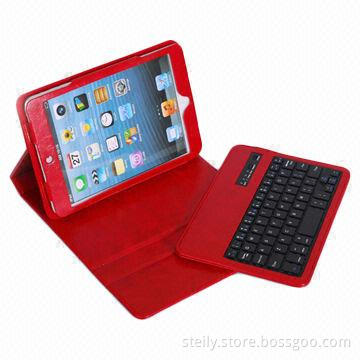 Three-fold PU Leather Cases for iPad 5/iPad Air, with Keyboard, Various Colors are Available